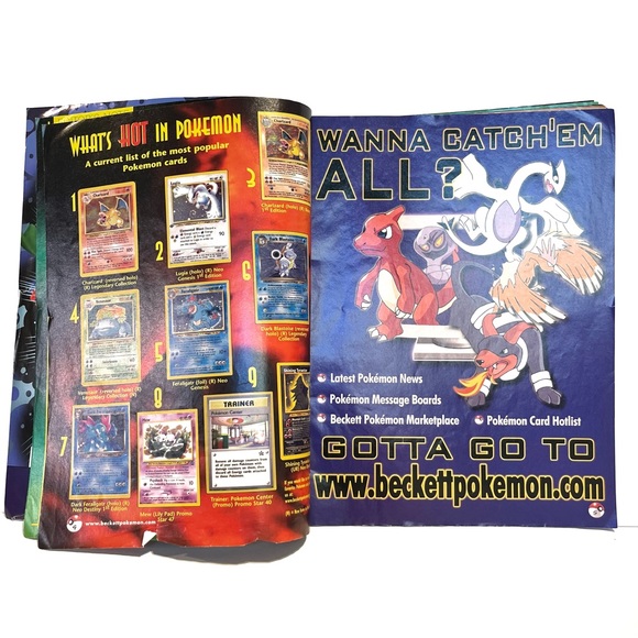 Pokemon Beckett Collector Magazine Vol 4 Sept 2002 Ash Rides the Mighty Arcanine - Picture 2 of 8